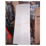 28" W x 80" H white interior door