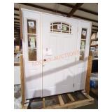 36" x 80" White Door with Twi Side Lites
