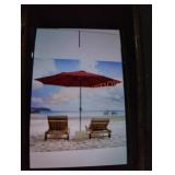 UPHA 11 ft.Crank and Tilt Patio Umbrella