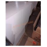 White kitchen cabinet 2 doors 30in.L x 35in.H x