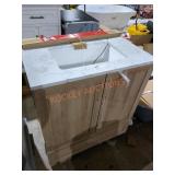 Glacier Bay 30" Vanity Combo, White/Brown