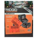 Ridgid 18V 2+4Ah Li-Ion Battery + Charger Combo