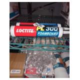 2 tubes of loctite pl 300 foam board adhesive