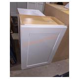 21" x 13" x 30" White Wall Cabinet