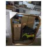 25.5" x 37.5" Gold Framed Mirror