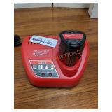 Milwaukee M12 2Ah Battery & M12 Charger