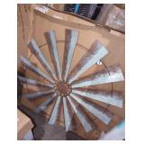 Litton Lane 50" Windmill Metal Wall Decor