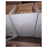 18"W x 25"D x 34"H cabinet base w/ 1 door &drawer