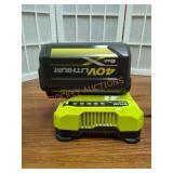 RYOBI 40V 6AH Battery and 40V Charger Combo