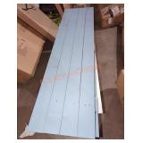 14"ï¿½54" Distressed Blue Wooden Shutters