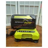 RYOBI 40V 6AH Lithium Battery and 40V Charger