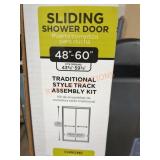 Delta Sliding Shower Door Track Kit, 48"ï¿½60"