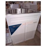 24"Wï¿½21.5"Dï¿½30"H Glacier Bay Laundry Sink Cabinet