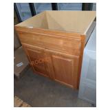 30" x 24" x 35" Brown Base Cabinet