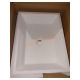 VIGO White Matte Stone Vessel Bathroom Sink