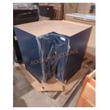 Blue corner cabinet 25" x 33" 34.5 H