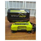 RYOBI 40V 6AH Battery and 40V Charger Combo