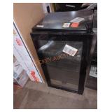 Newair black beverage fridge