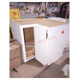 50.5"Wï¿½33"Dï¿½34.5"H Corner Cupboard, White