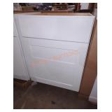 24"Wï¿½25"Dï¿½35"H Drawer Base Cabinet, White