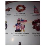 Frasier Hill farms 10 ft uncle Sam inflatable