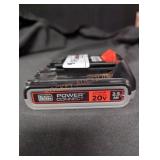 Black+Decker 20V 2.5Ah Lithium Battery ONLY