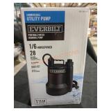 Everbilt 1/6 HP Plastic Submersible Utility Pump