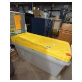 HDX 55 Gal. Storage Totes with Yellow Lids