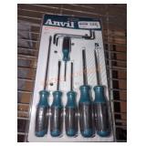 Anvil 8 Piece Screwdriver Set