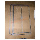 Hodedah 2 Door White Wardrobe