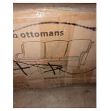 Three seat sofa with cushions