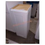 12" x 13" x 30" White Wall Cabinet