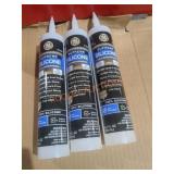 GE Waterproof Supreme Silicone, 3 Tubes Total