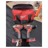 Milwaukee 1/2" Drill/Driver & 1/4" Impact Driver