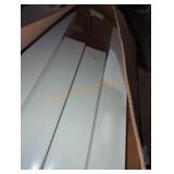 White square posts 96" long