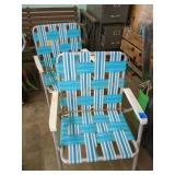 Folding beach chair set