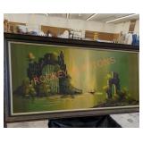 44in x 22in framed Oil painting