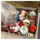 Christmas ornament box lot