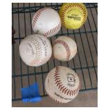 Softballs and baseballs