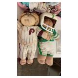 Vintage cabbage, patch dolls(Phillies doll,