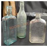 Vintage glass bottles