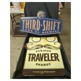 Third shift and curious traveler shandy metal bar