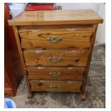 4 drawer wooden dresser