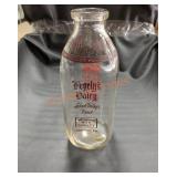 Vintage Fegelys dairy bottle