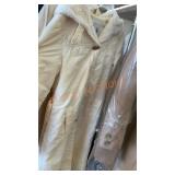 Ladies, size 7 and 14 winter white coats