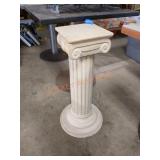 28 in tall faux stone column