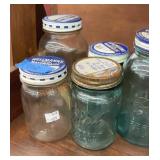 Vintage canning jars