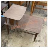 Vintage MCM step down side table