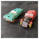 Vintage rubber auburn cars