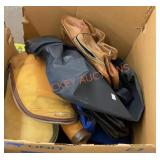 Box lot misc. bags( duffle bags, rifle bags and